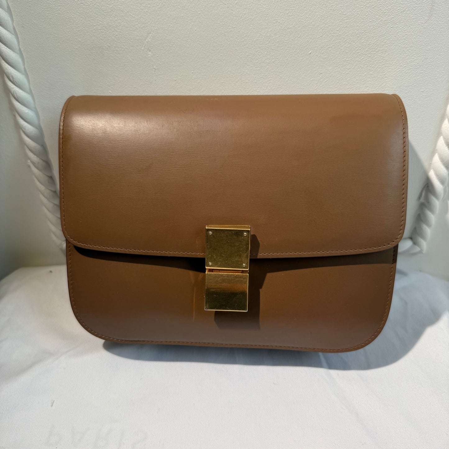 Céline - Classic Box - Leather - Brown - (medium)