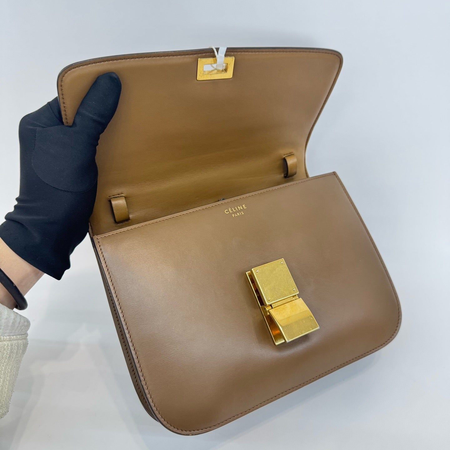 Céline - Classic Box - Leather - Brown - (medium)