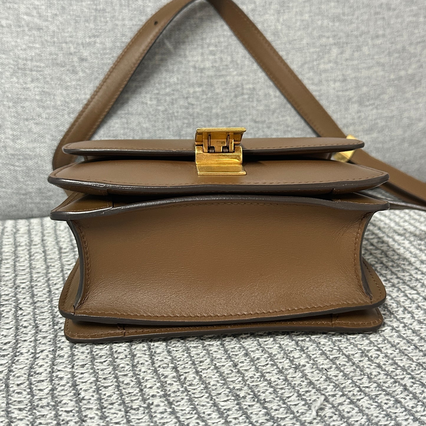 Celine - Classic Box - Leather - Brown - (small)
