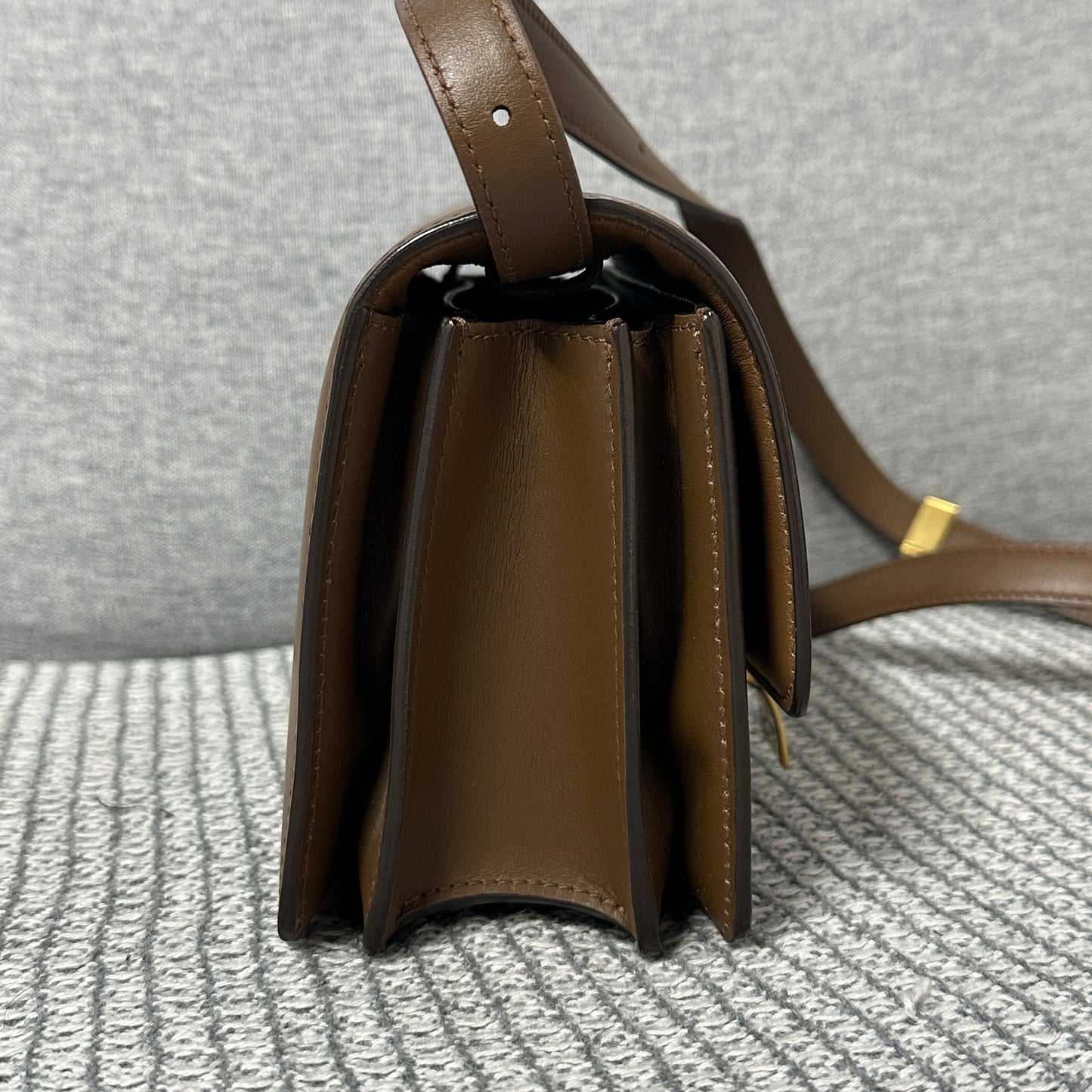 Celine - Classic Box - Leather - Brown - (small)