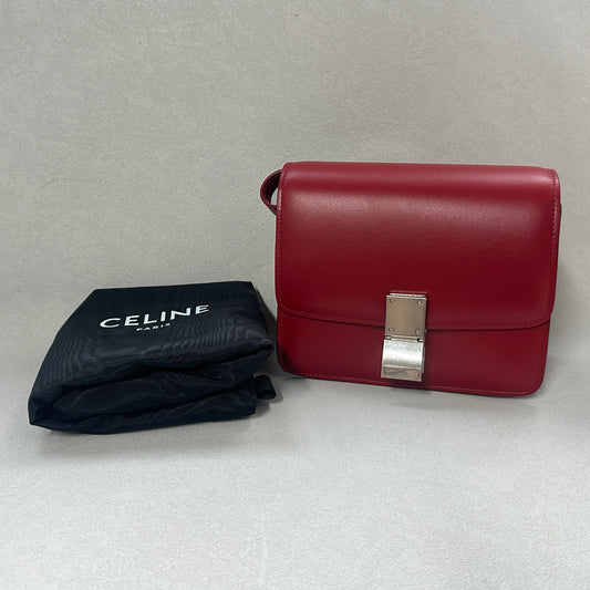 Celine - Classic Box - Leather - Red - (small)
