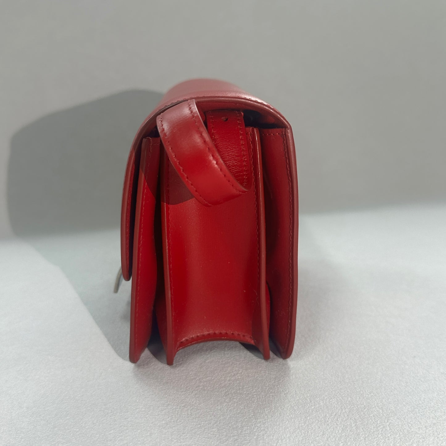 Céline - Classic Box - Leather - Red - (small)
