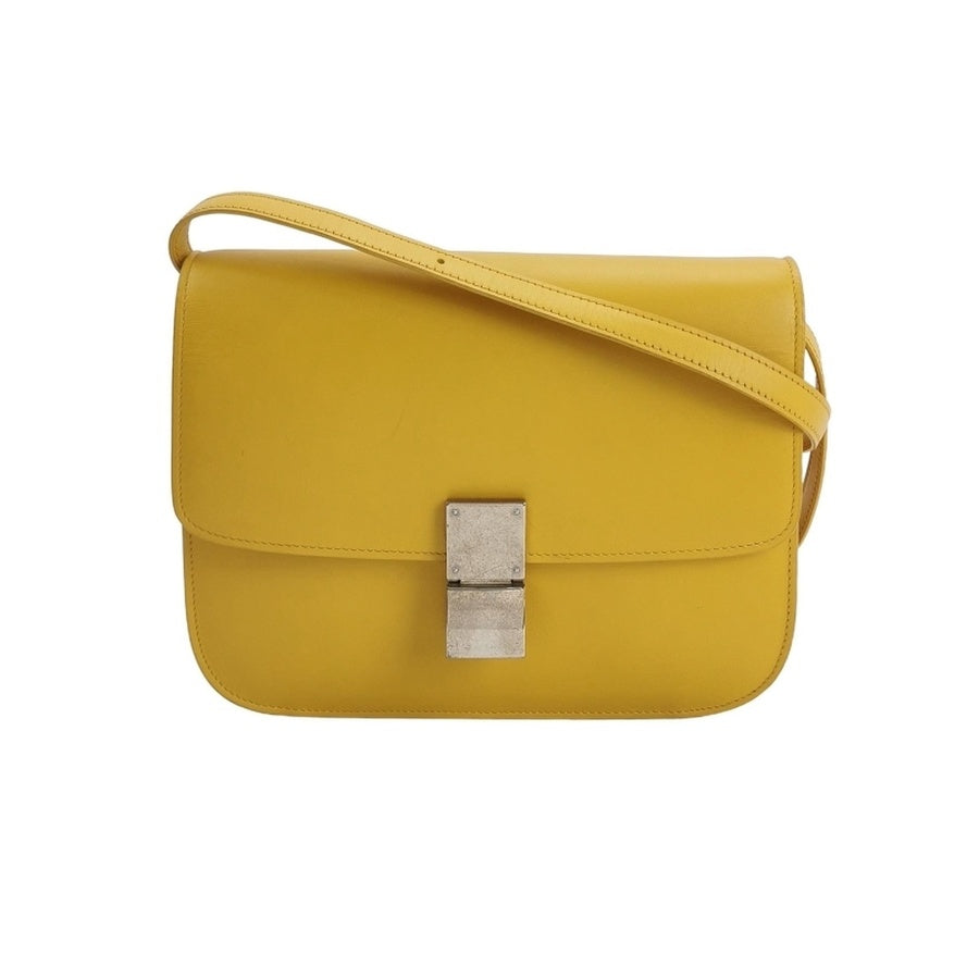 Celine - Classic Box - Leather - Yellow - (medium)