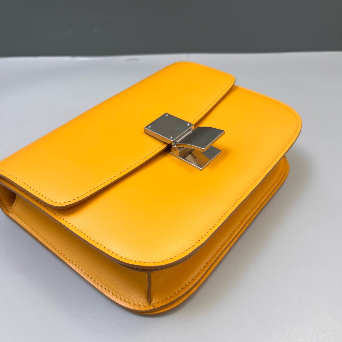 Celine - Classic Box - Leather - Yellow - (medium)