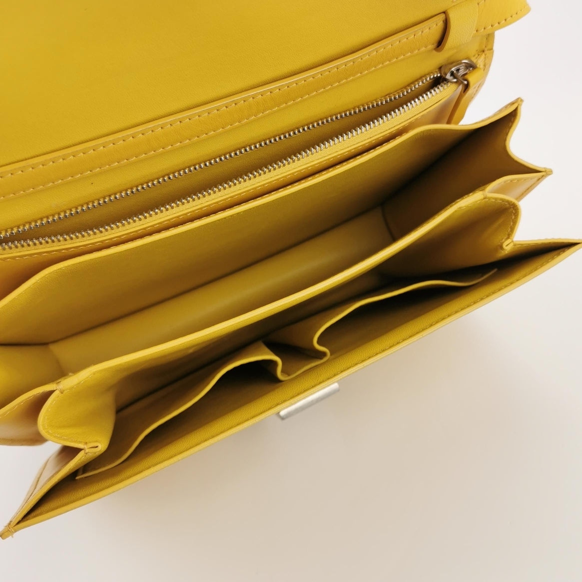 Celine - Classic Box - Leather - Yellow - (medium)
