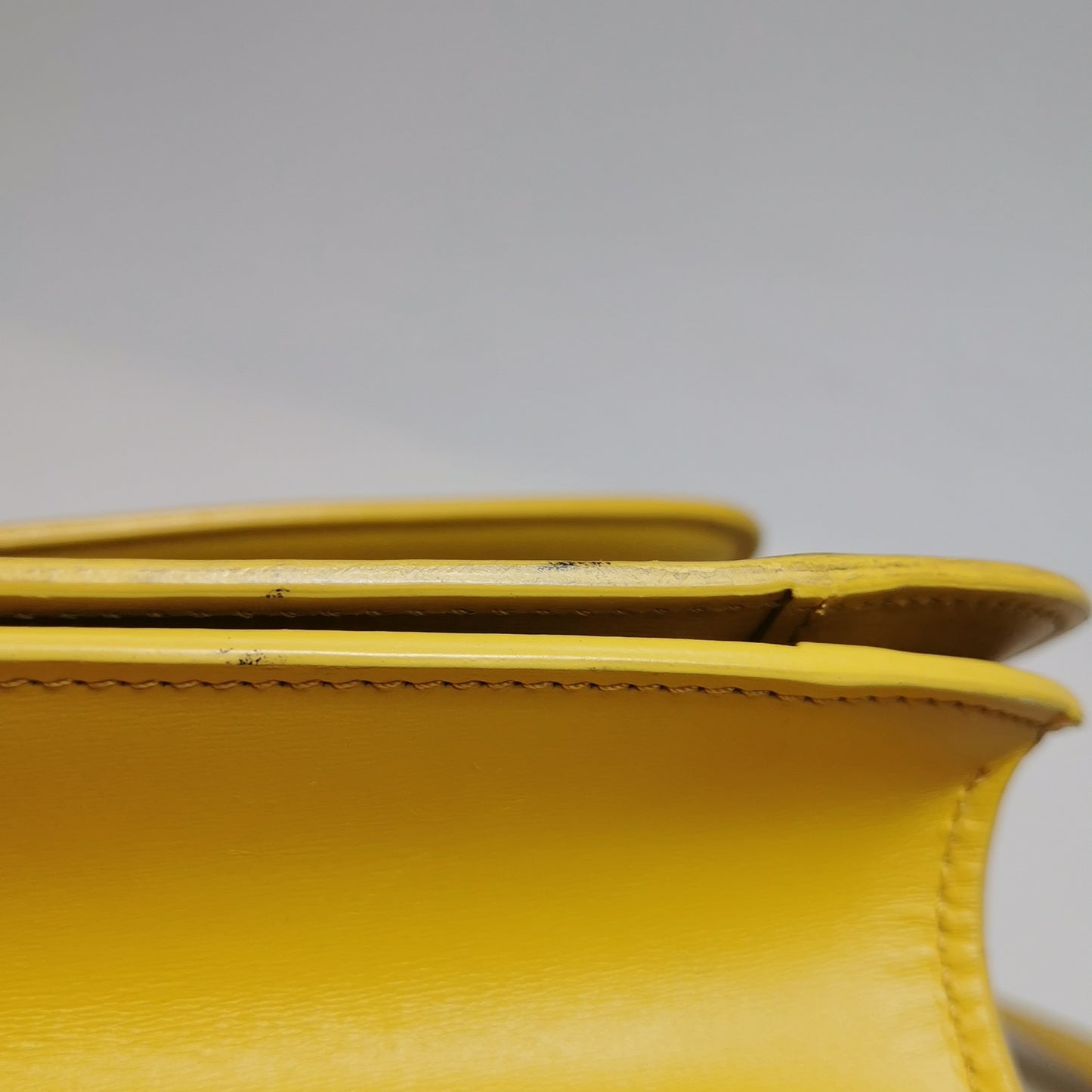 Celine - Classic Box - Leather - Yellow - (medium)