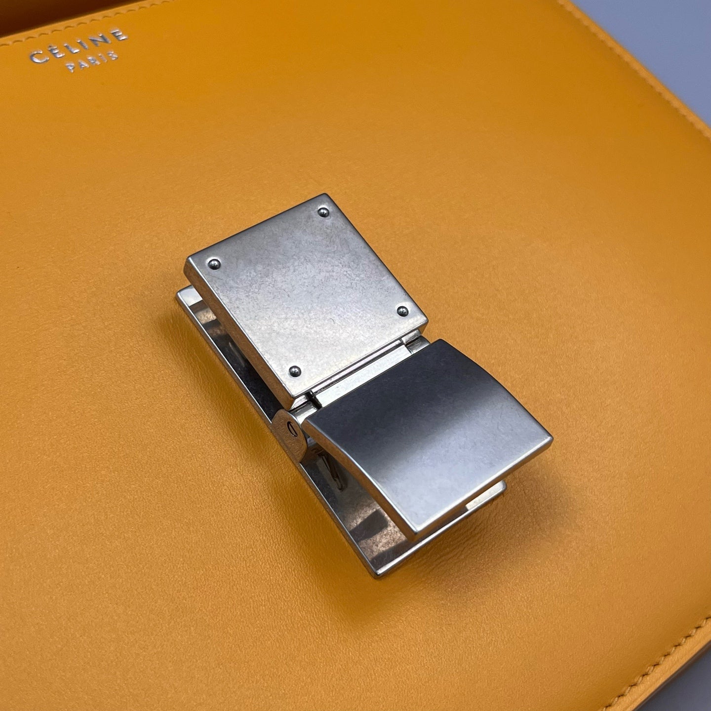 Celine - Classic Box - Leather - Yellow - (medium)