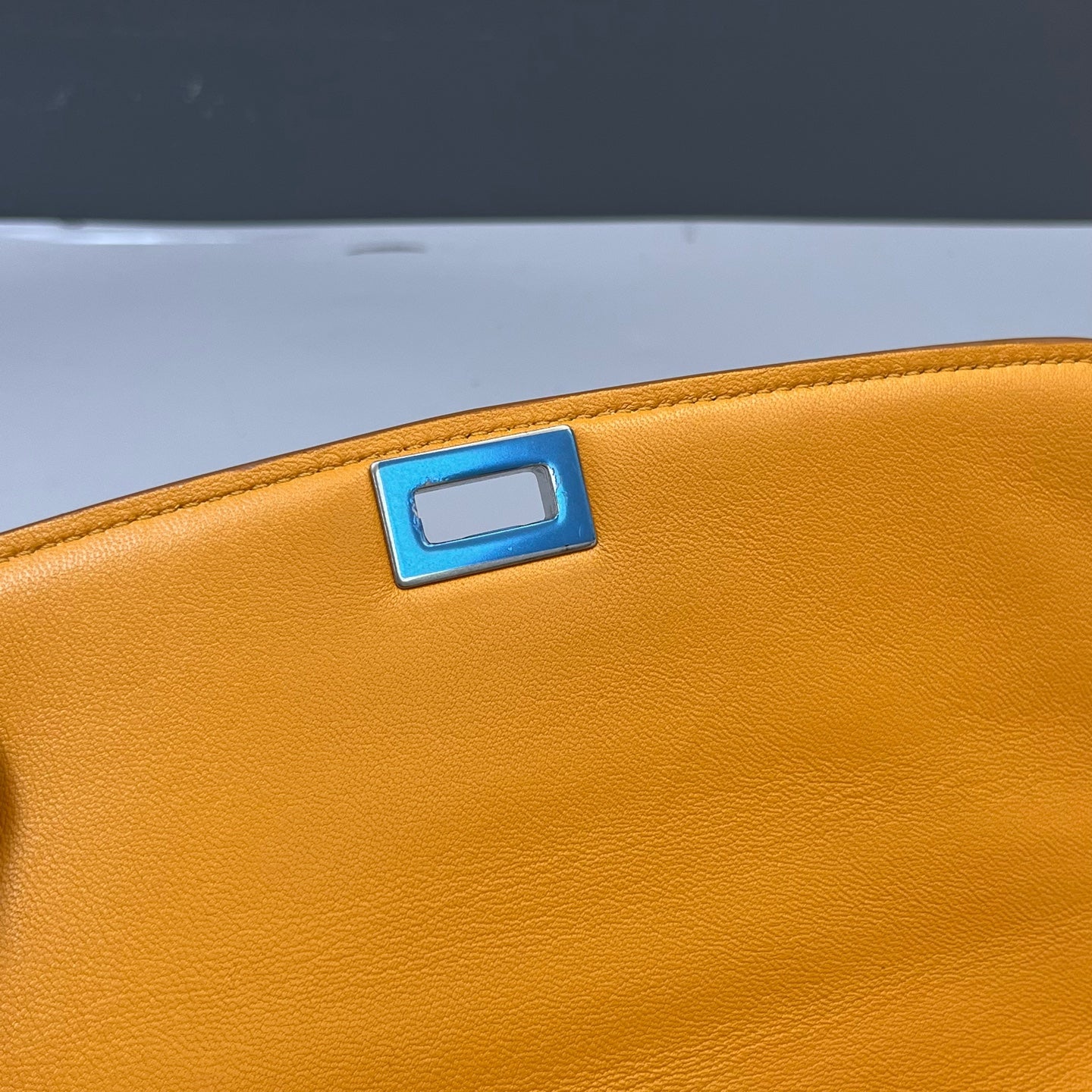Celine - Classic Box - Leather - Yellow - (medium)