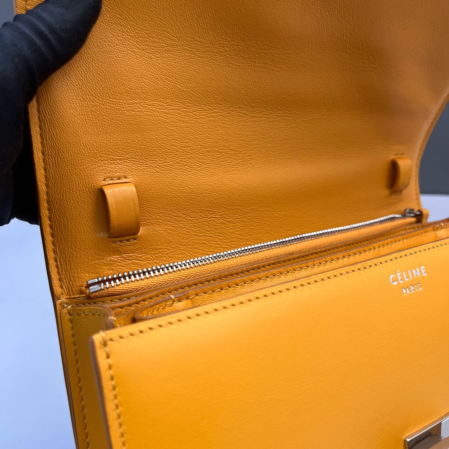 Celine - Classic Box - Leather - Yellow - (medium)