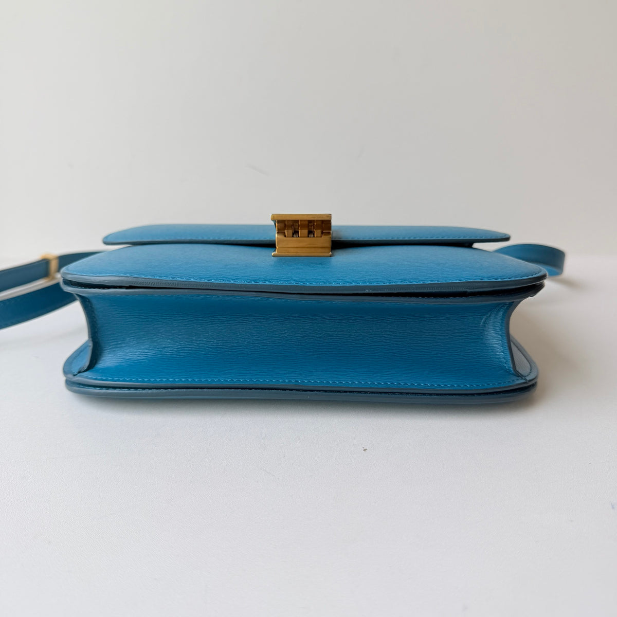 Celine - Classic Box Medium - Leather - Blue - (medium)