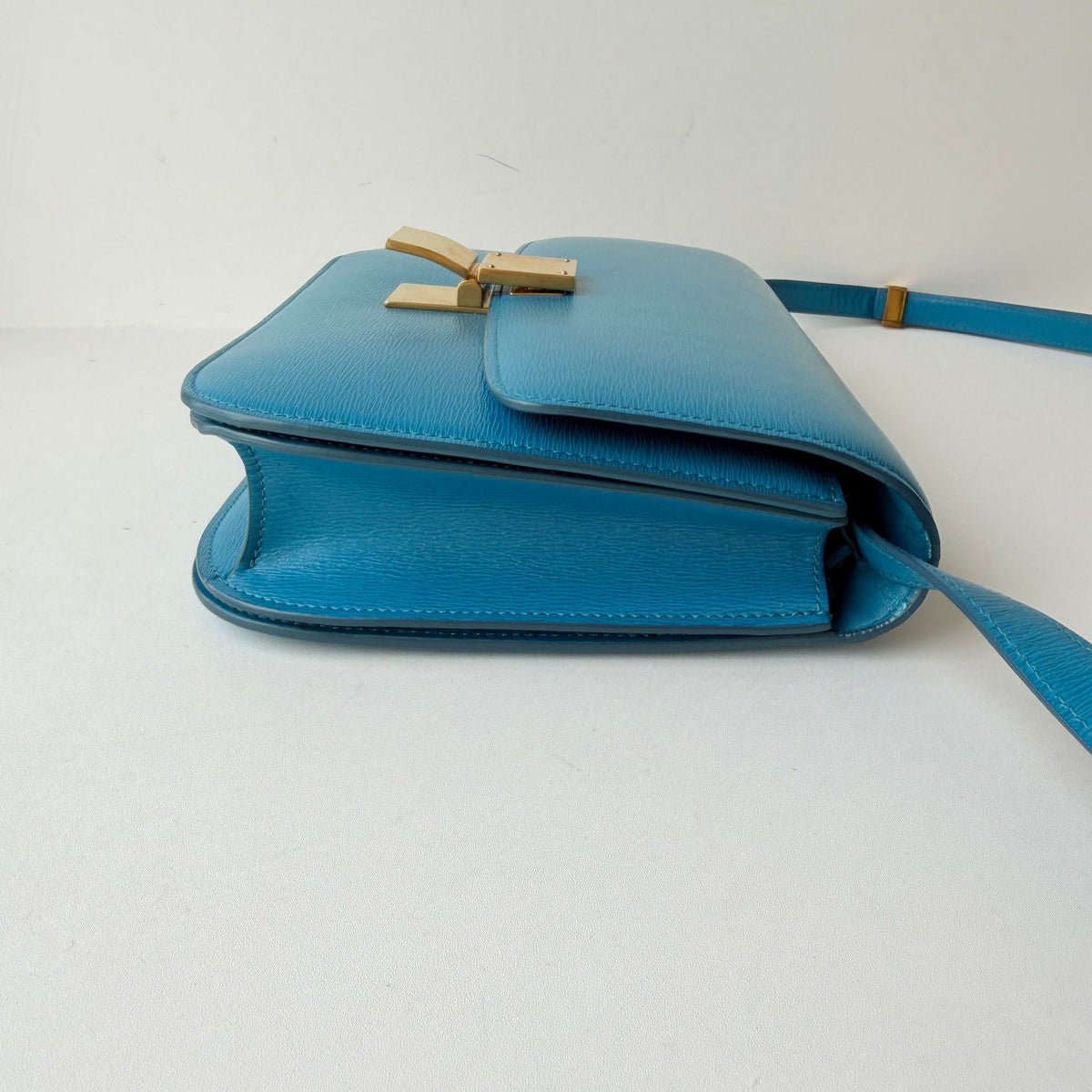 Celine - Classic Box Medium - Leather - Blue - (medium)