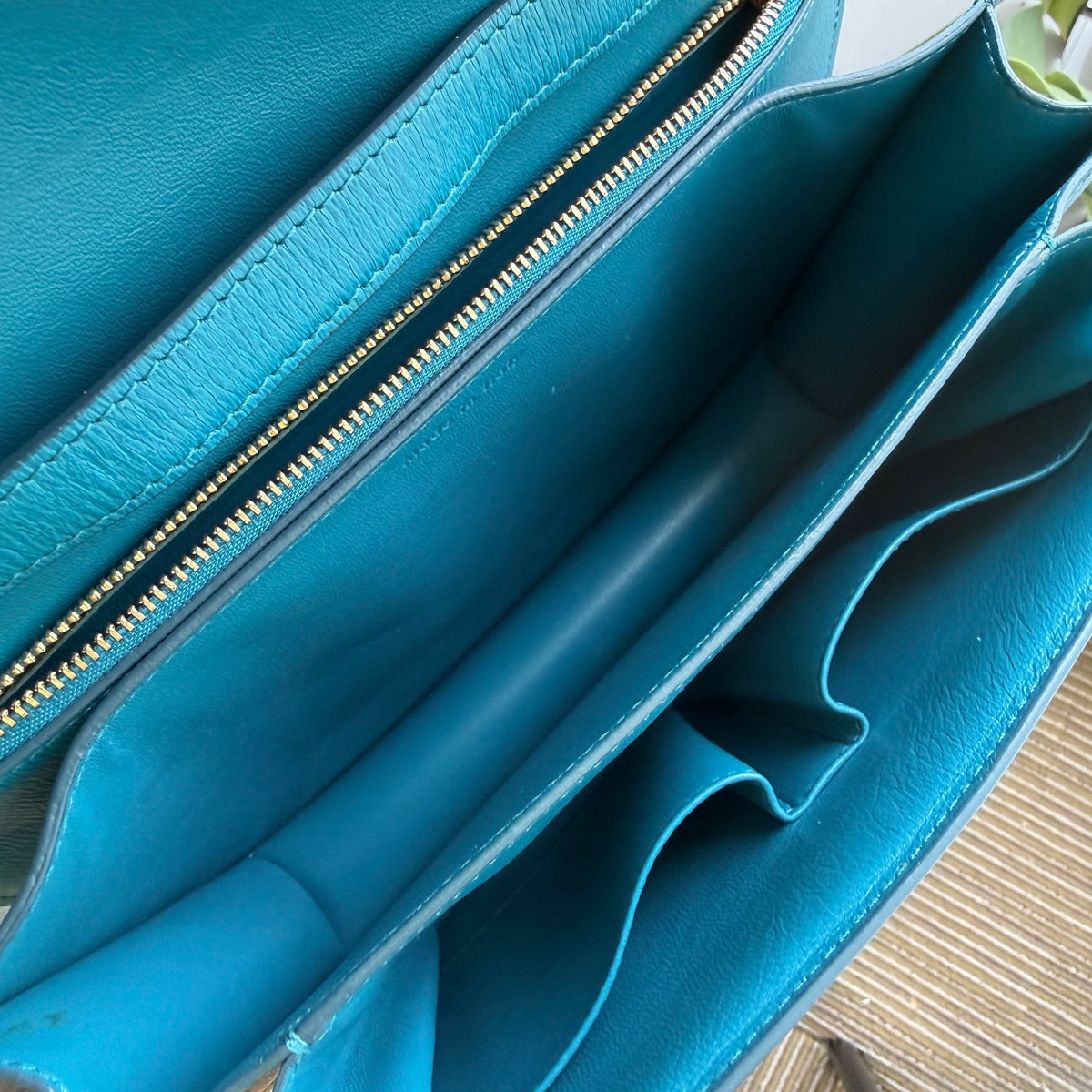 Celine - Classic Box Medium - Leather - Blue - (medium)