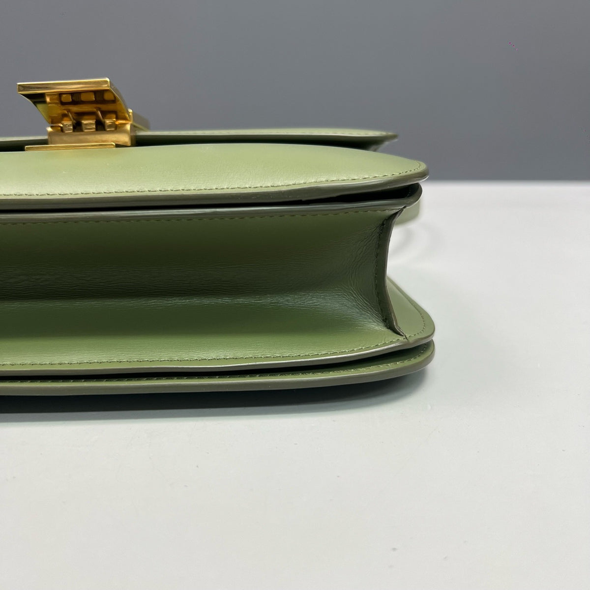 Celine - Classic Box Medium - Leather - Green - (medium)