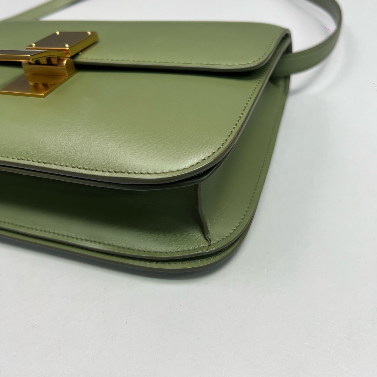 Celine - Classic Box Medium - Leather - Green - (medium)
