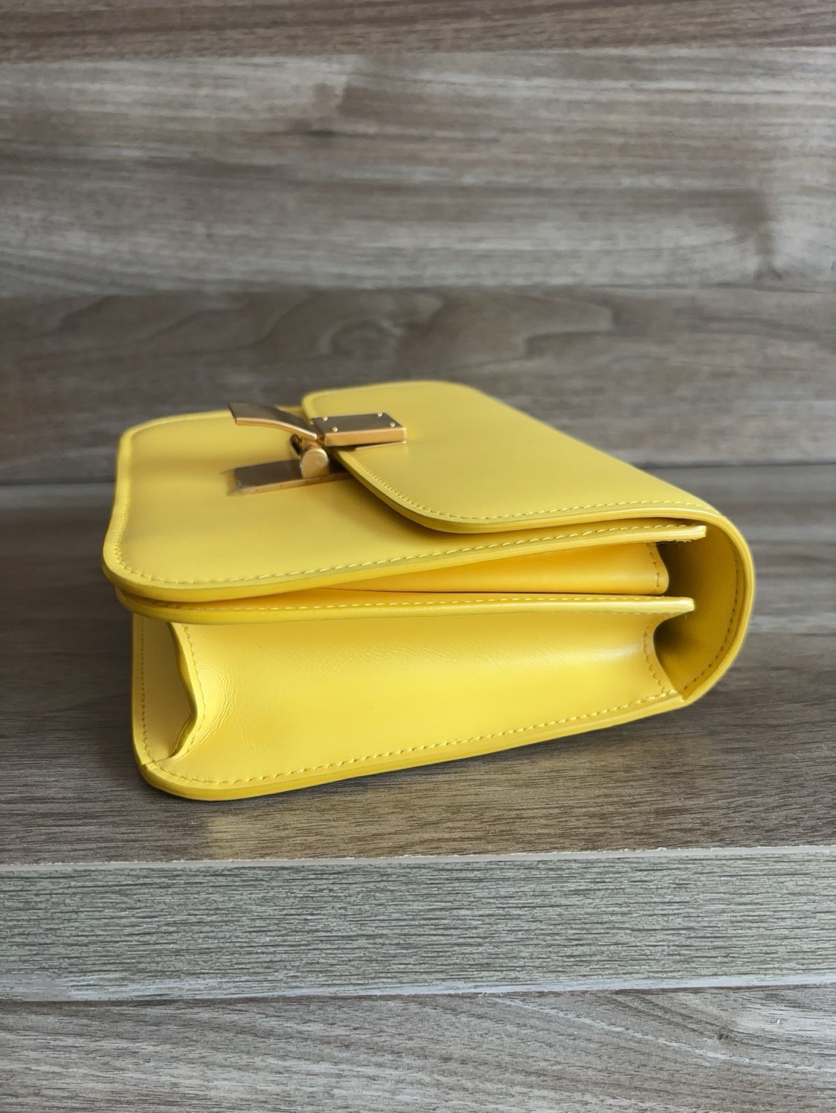 Celine - Classic Box Teen - Leather - Yellow - (small)