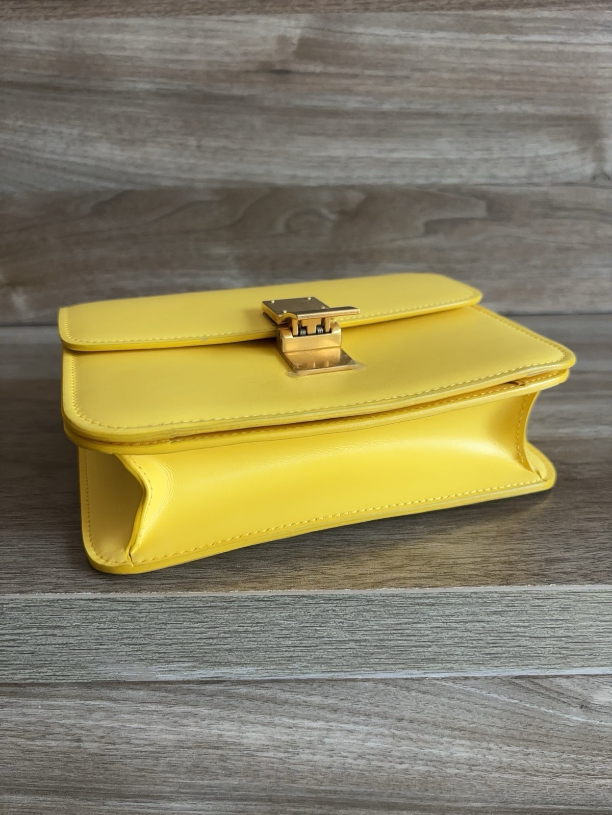 Celine - Classic Box Teen - Leather - Yellow - (small)