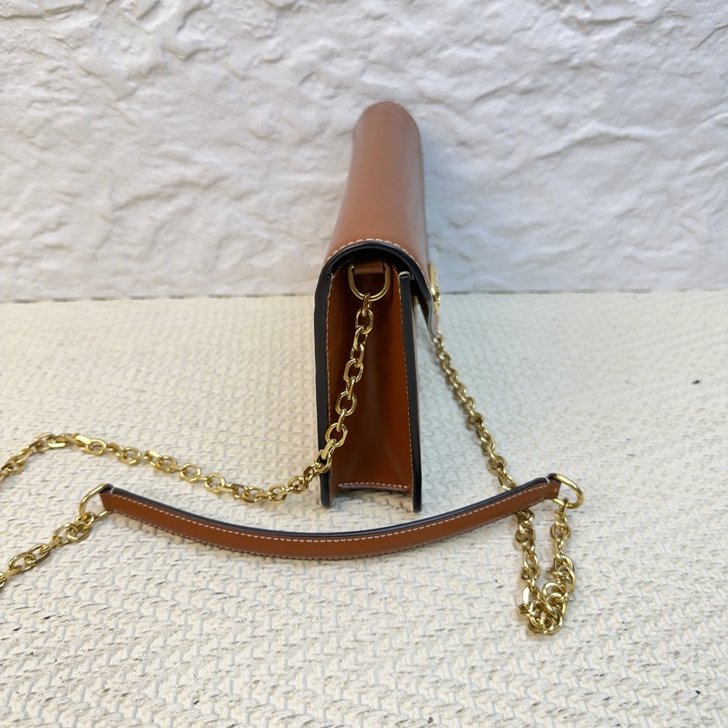 Celine - Envelope Bag - Leather - Brown - (mini)