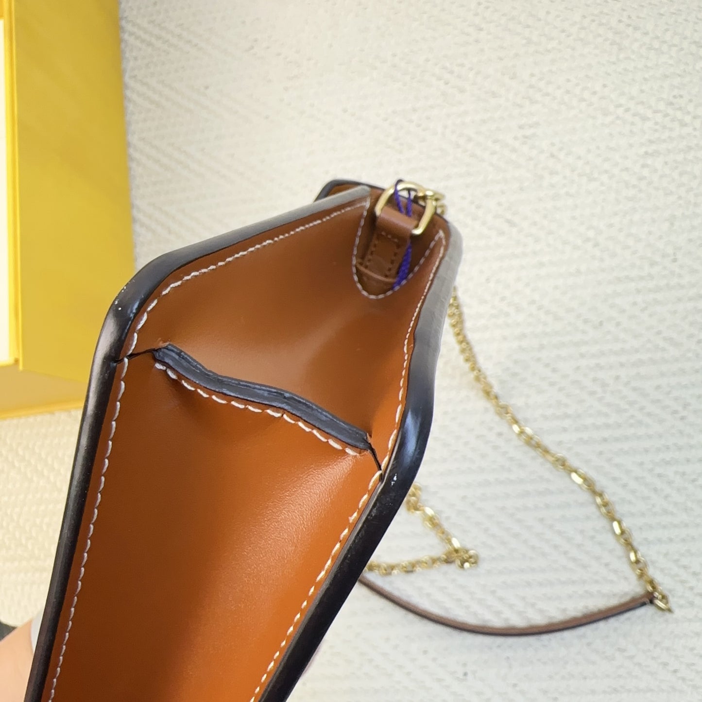 Celine - Envelope Bag - Leather - Brown - (mini)