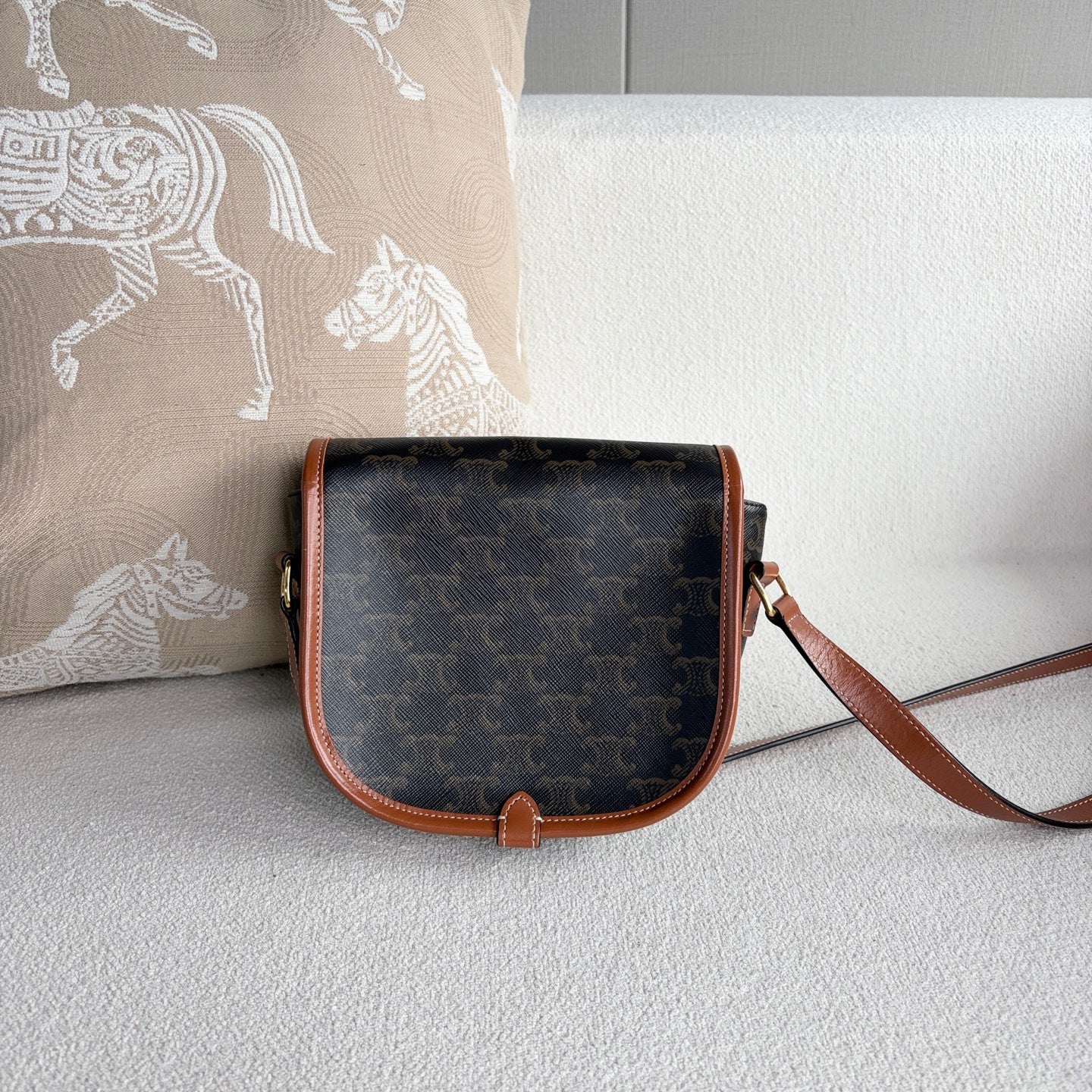 Celine - Folco - Leather - Brown - (mini)