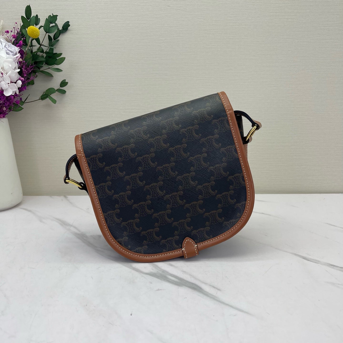 Celine - Folco - Synthetic - Brown - (small)
