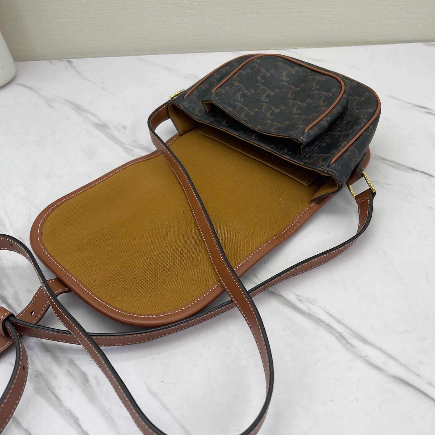 Celine - Folco - Synthetic - Brown - (small)