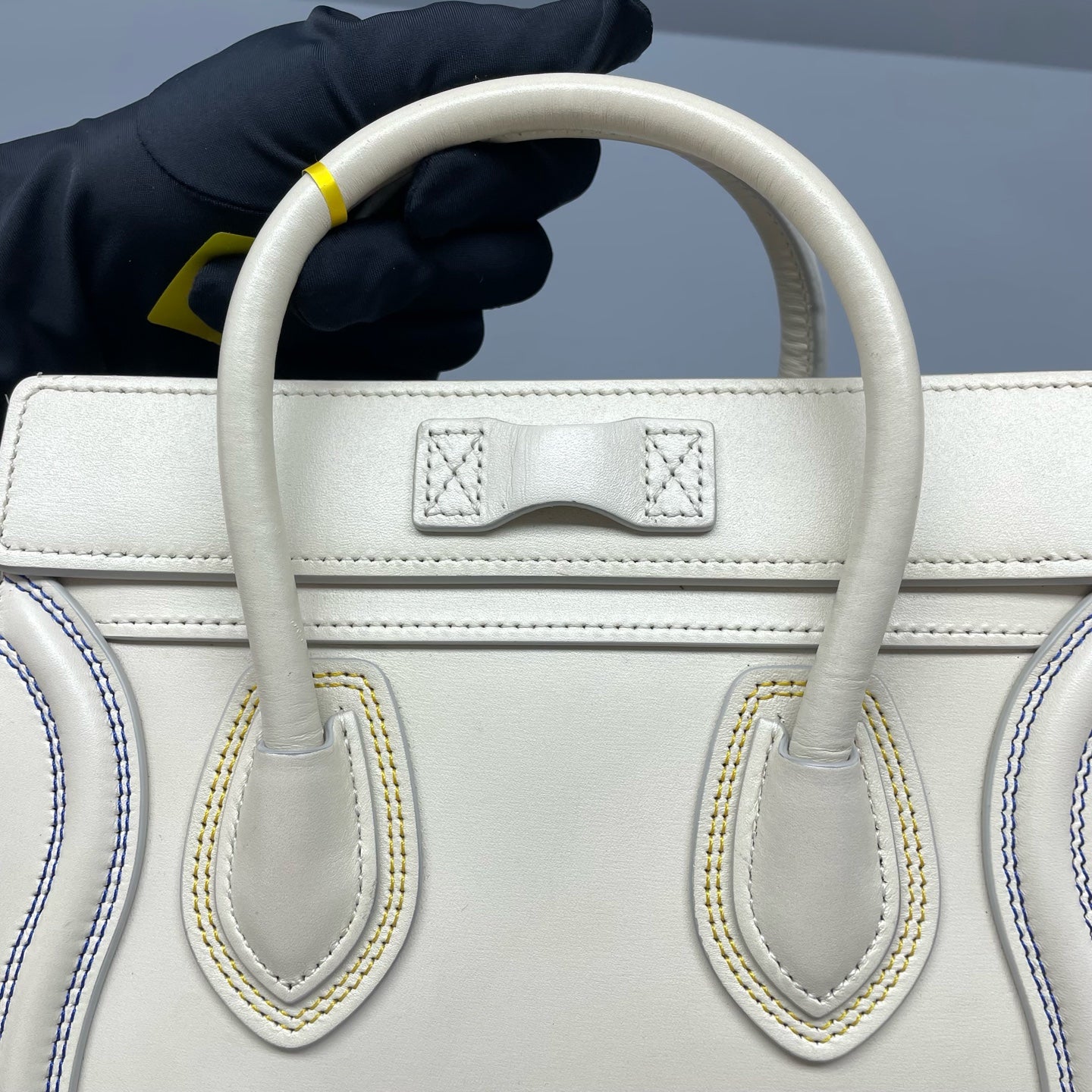 Celine - Luggage Bag - Leather - White - (mini)