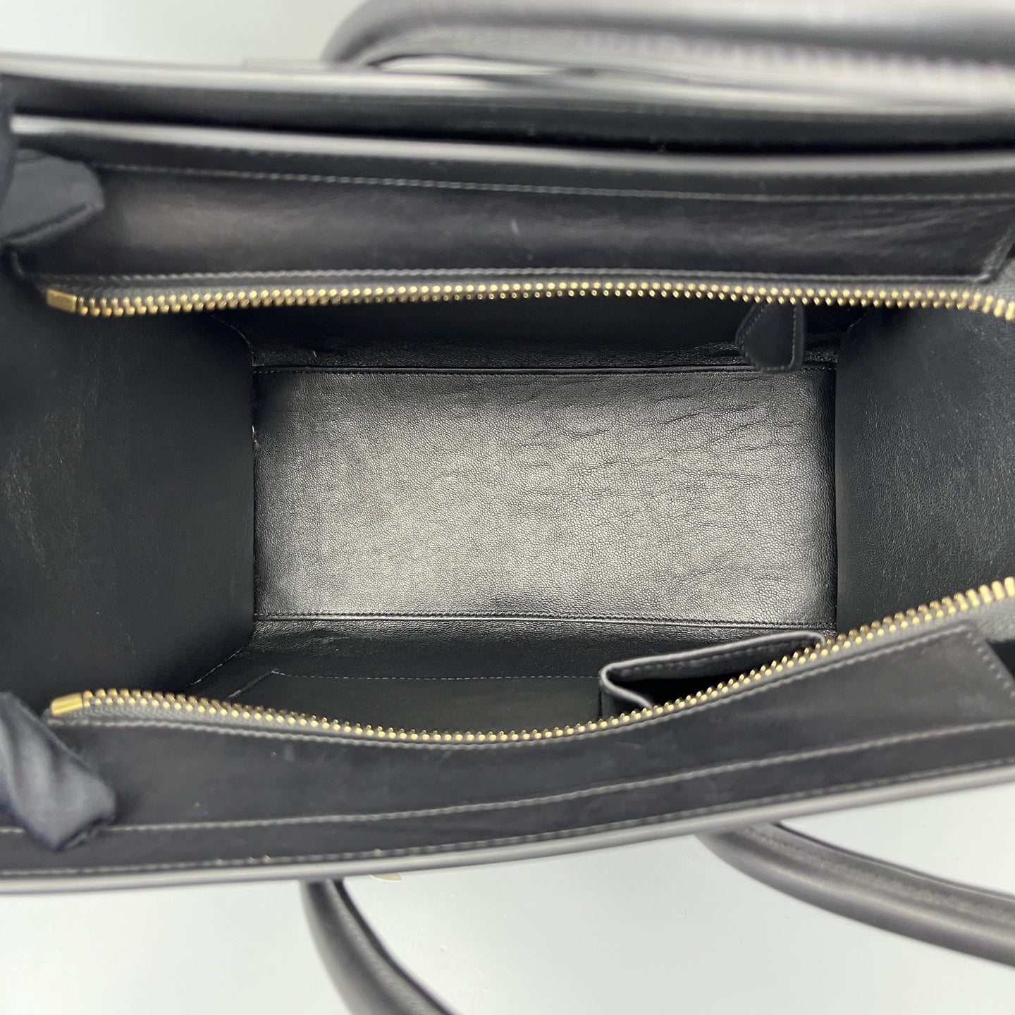 Celine - Luggage Bag - Tweed - Black - (Small)