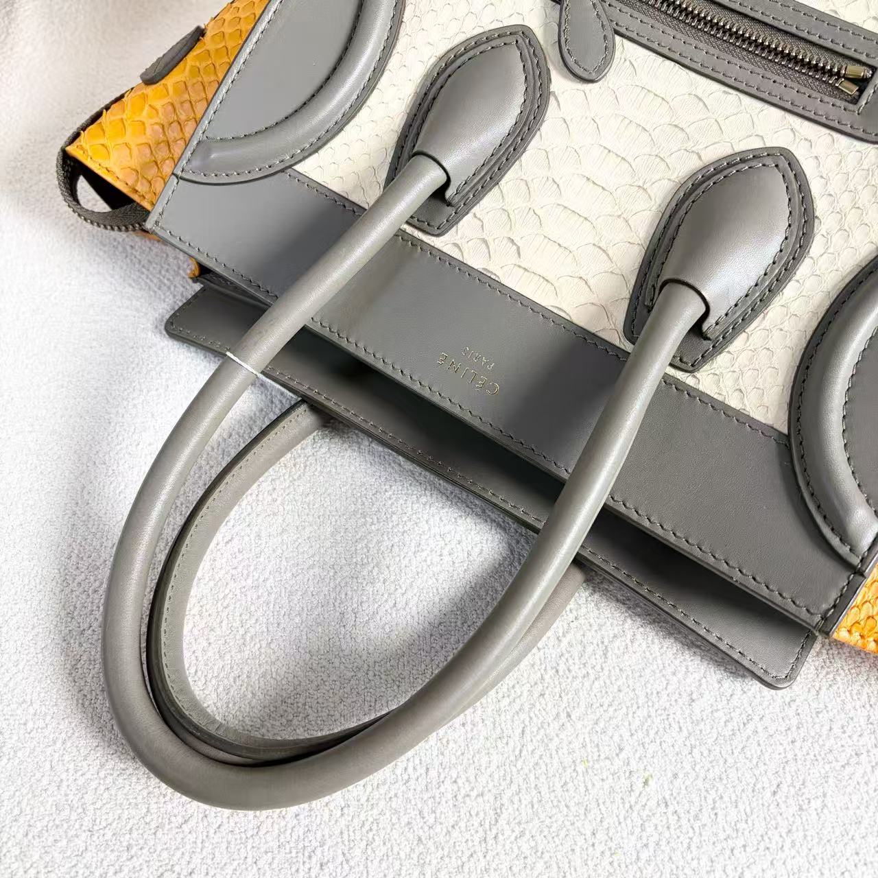 Celine - Luggage - Exotic python leather and smooth calfskin leather - Multicolour - (micro)