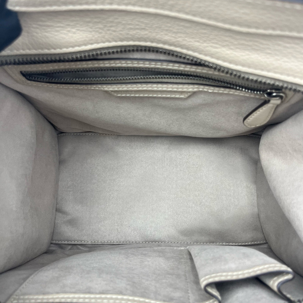 Celine - Luggage Handbag - Leather - Beige - (medium)