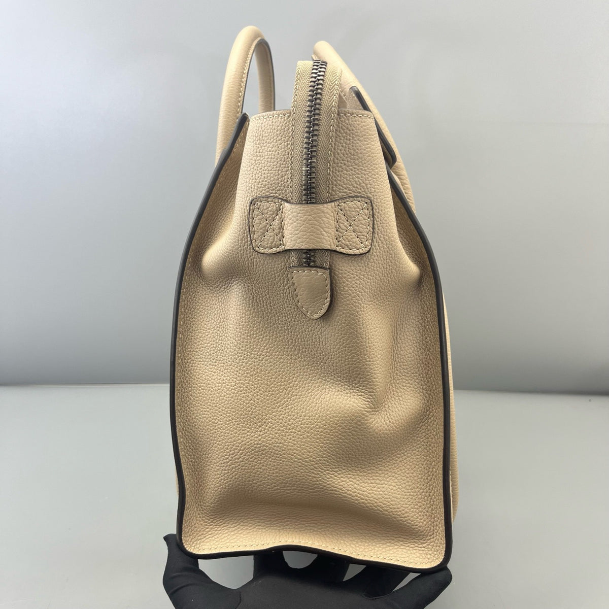 Celine - Luggage Handbag - Leather - Beige - (medium)