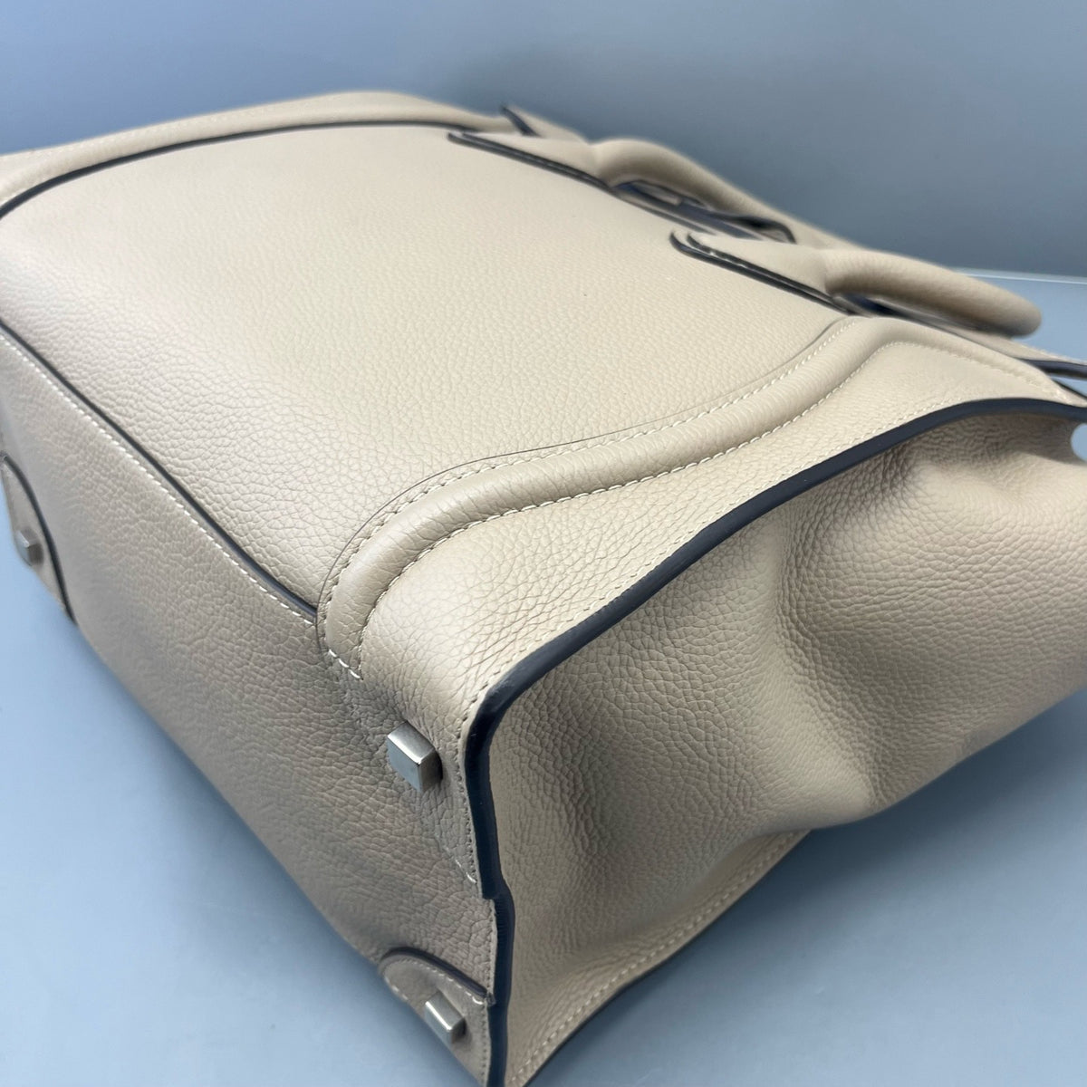 Celine - Luggage Handbag - Leather - Beige - (medium)
