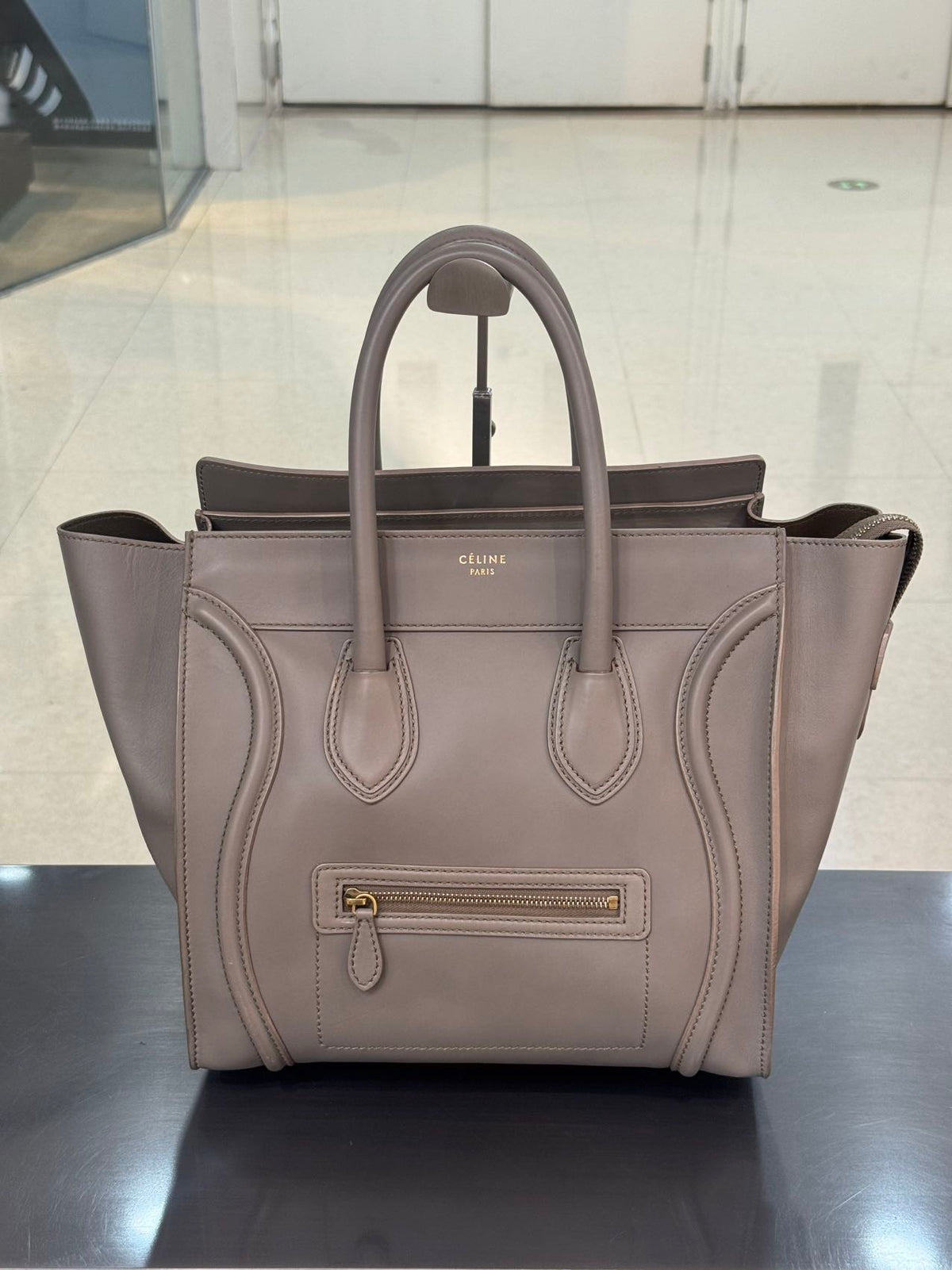 Celine - Luggage Large - Leather - Grey - (large)