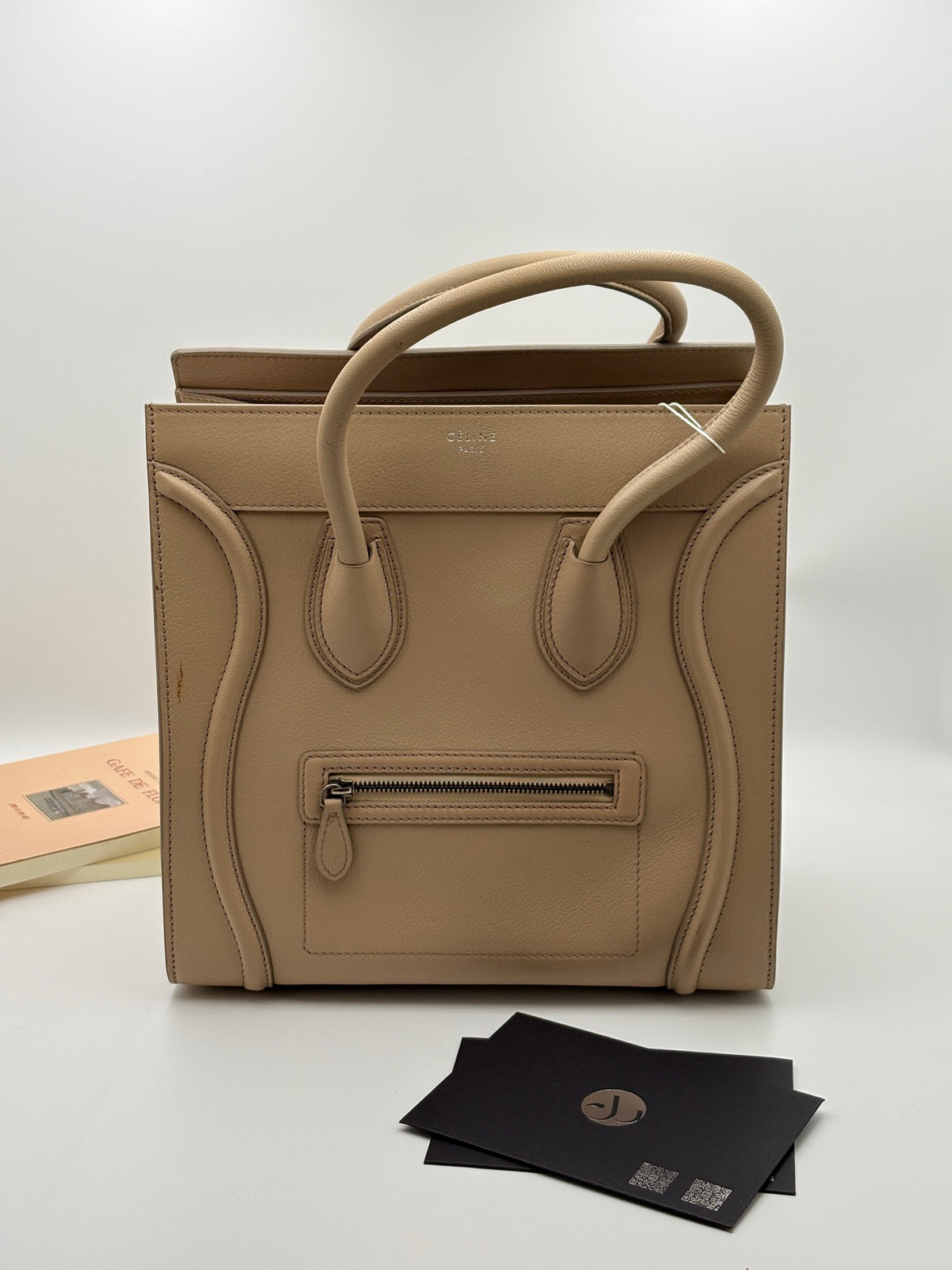 Celine - Luggage - Leather - Beige - (large)