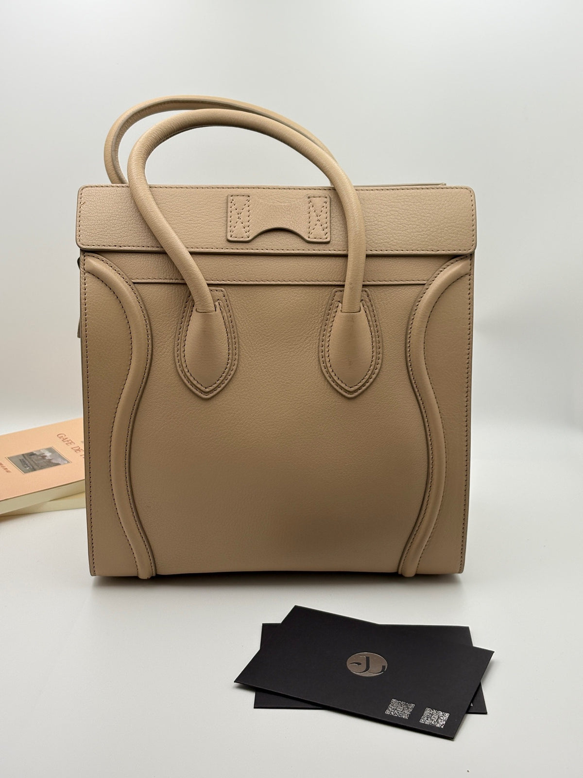 Celine - Luggage - Leather - Beige - (large)