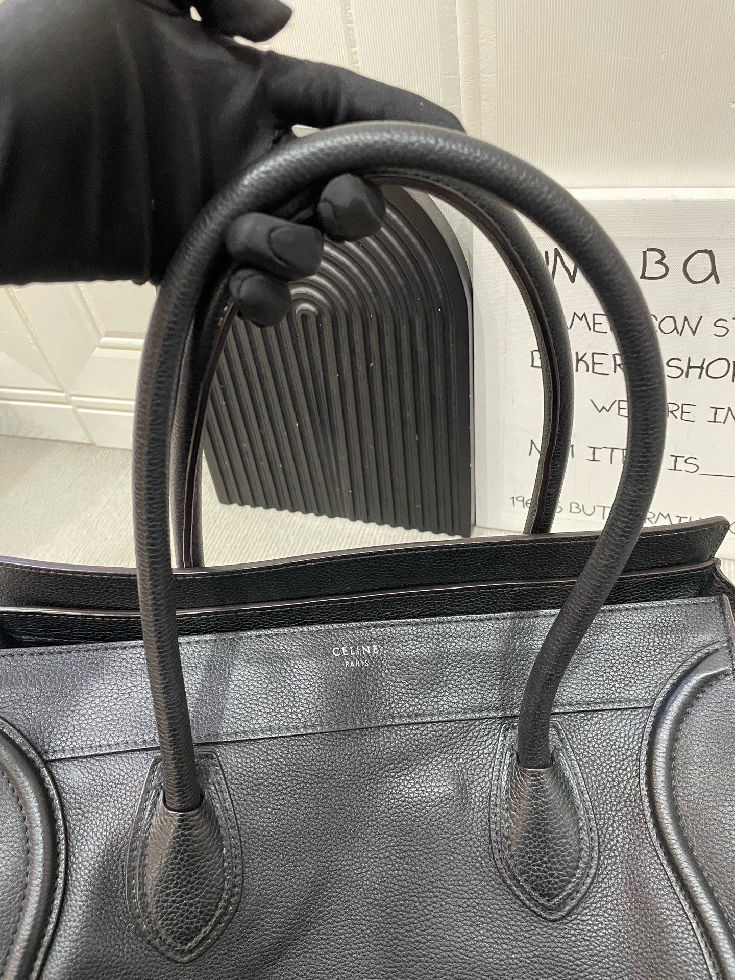 Celine - Luggage - Leather - Black - (large)