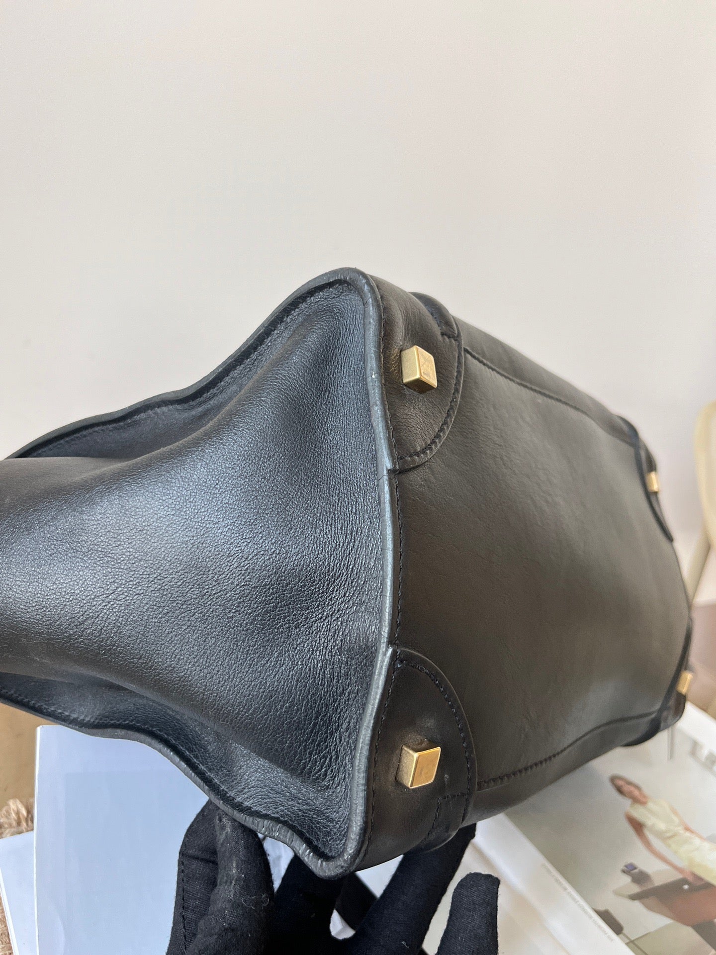Celine - Luggage - Leather - Black - (medium)