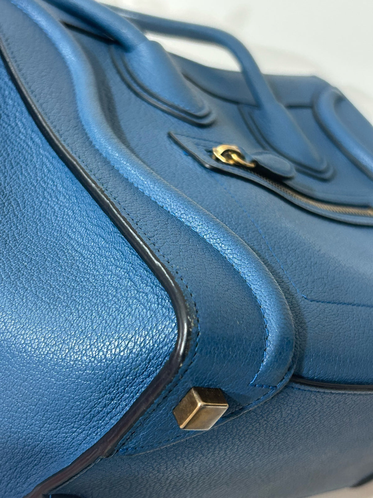 Celine - Luggage - Leather - Blue