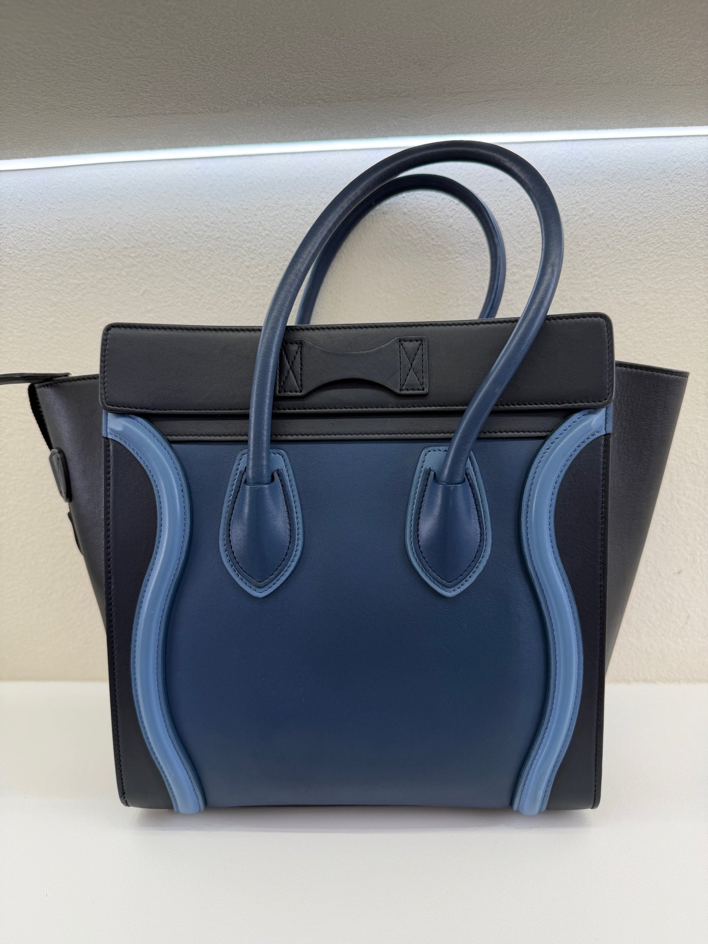 Celine - Luggage - Leather - Blue - (medium)