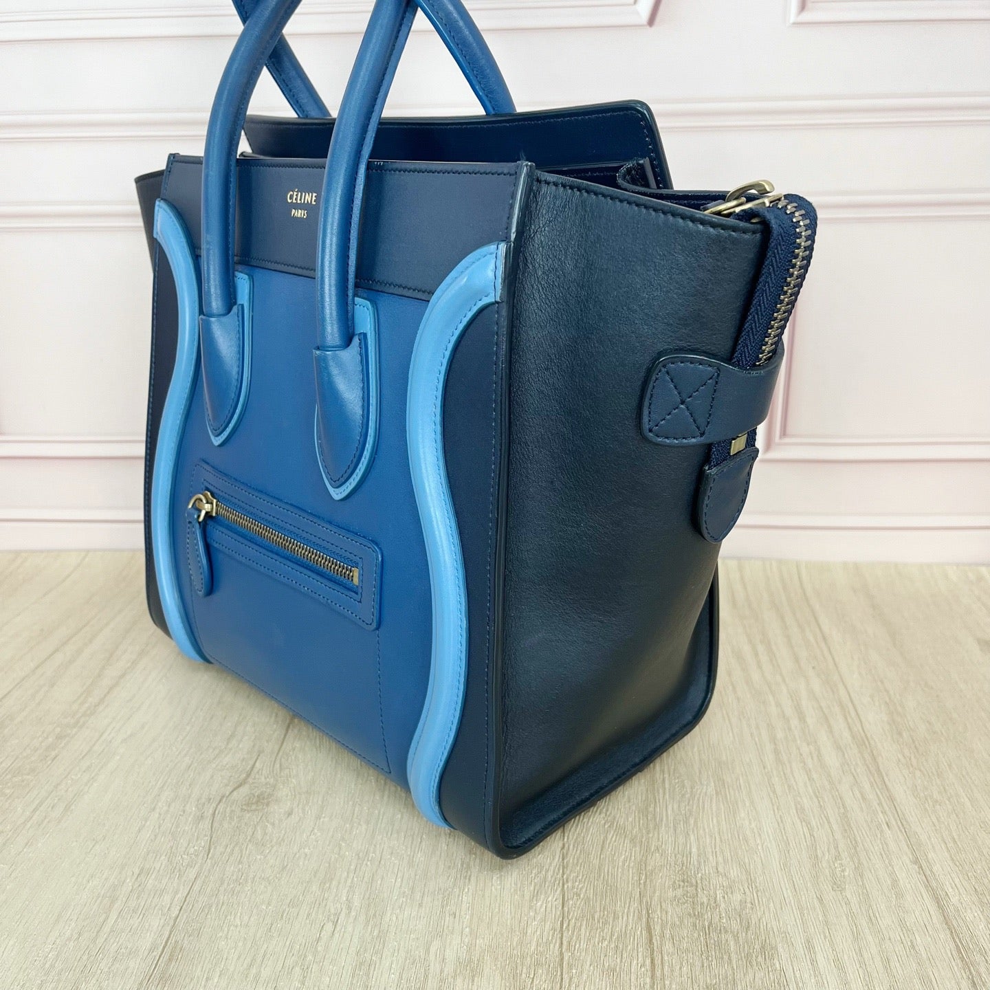 Celine - Luggage - Leather - Blue - (medium)
