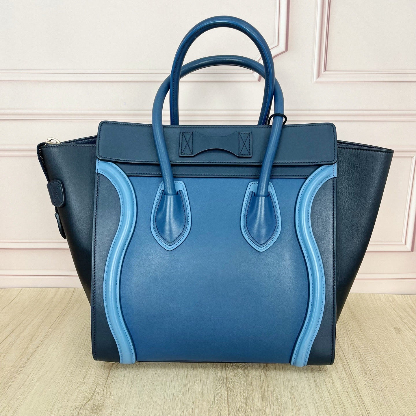Celine - Luggage - Leather - Blue - (medium)