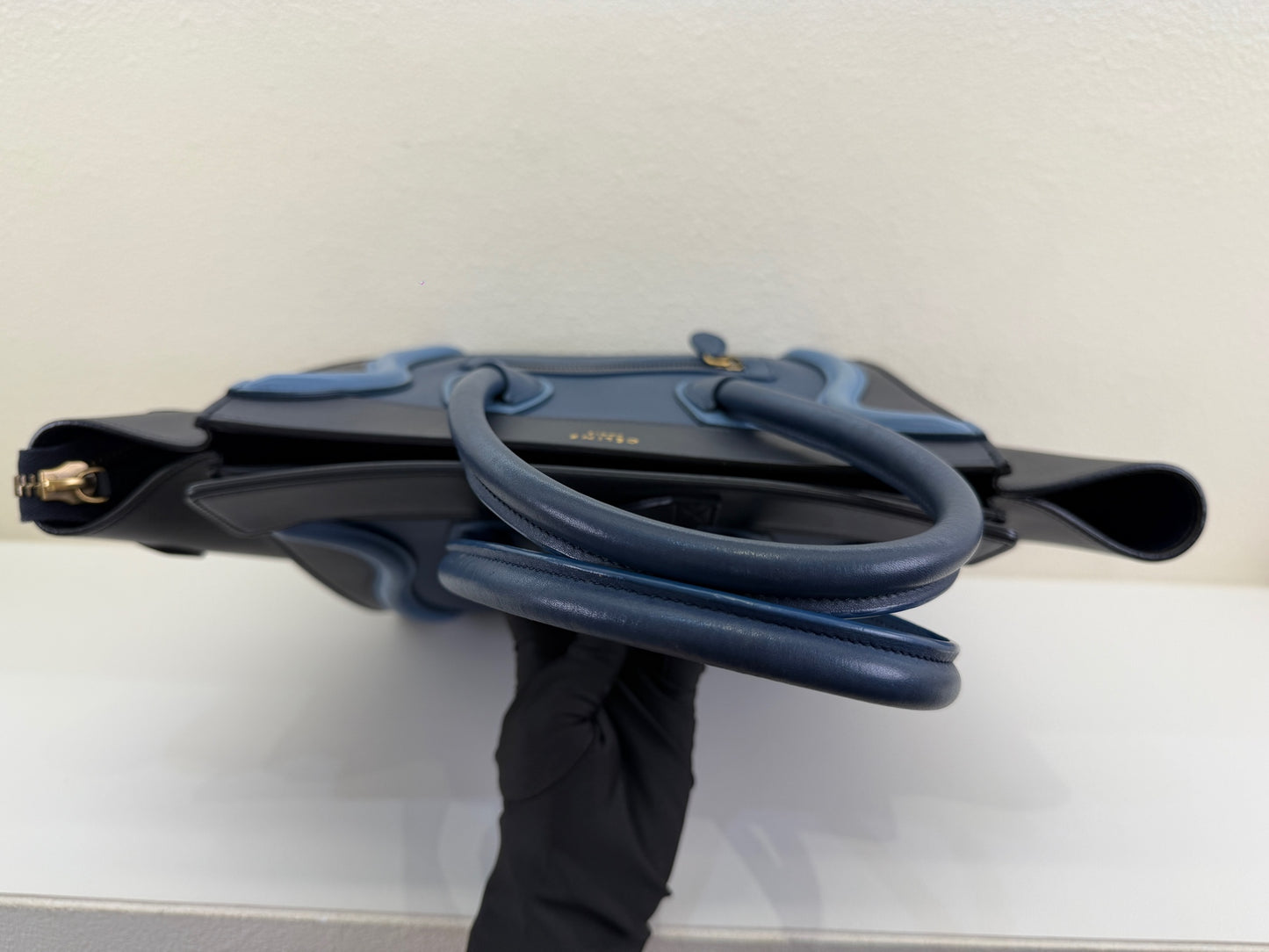 Celine - Luggage - Leather - Blue - (medium)