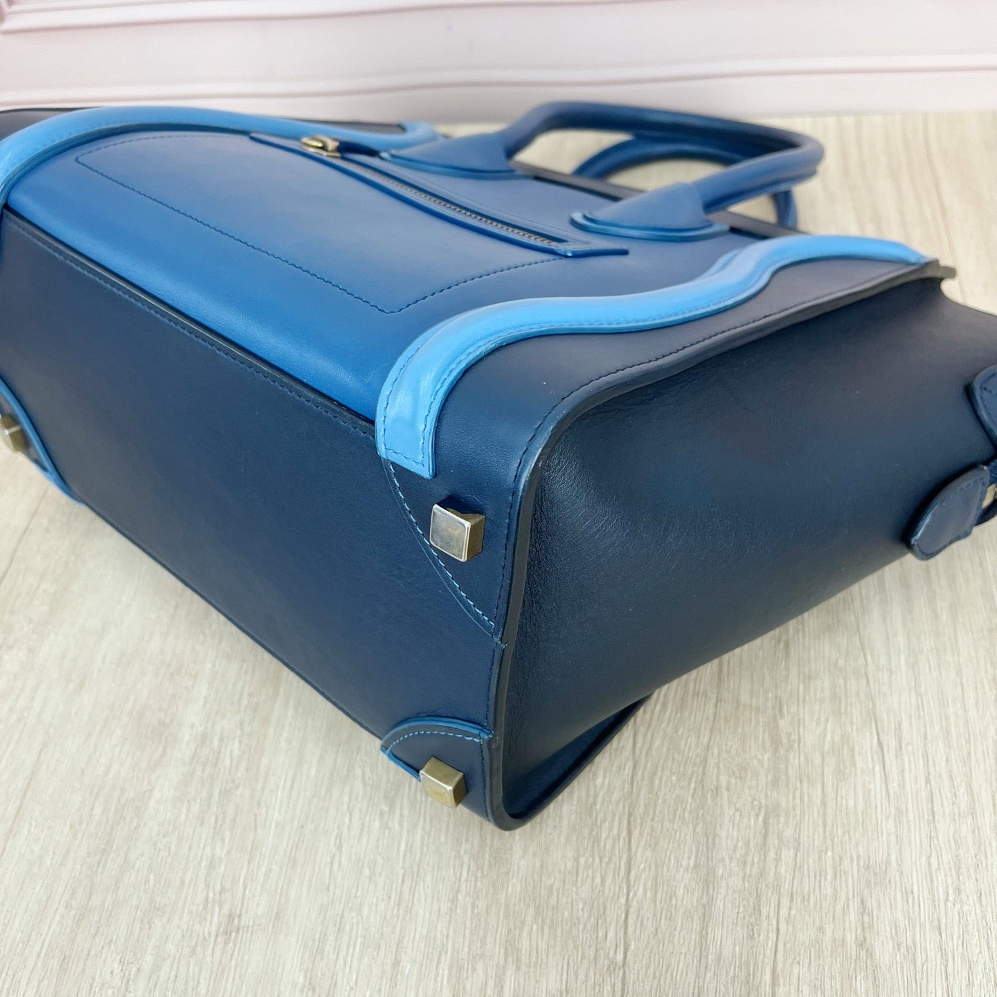 Celine - Luggage - Leather - Blue - (medium)