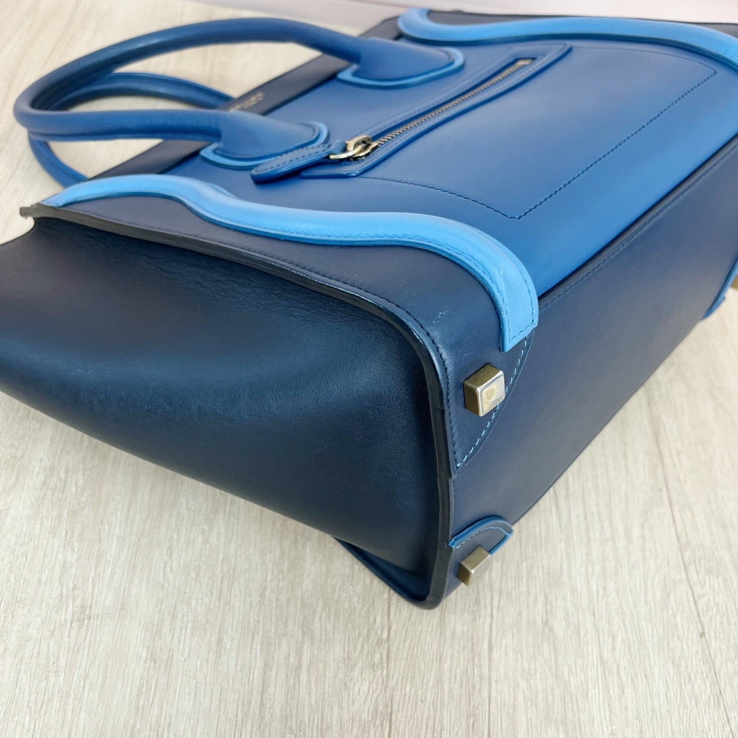 Celine - Luggage - Leather - Blue - (medium)
