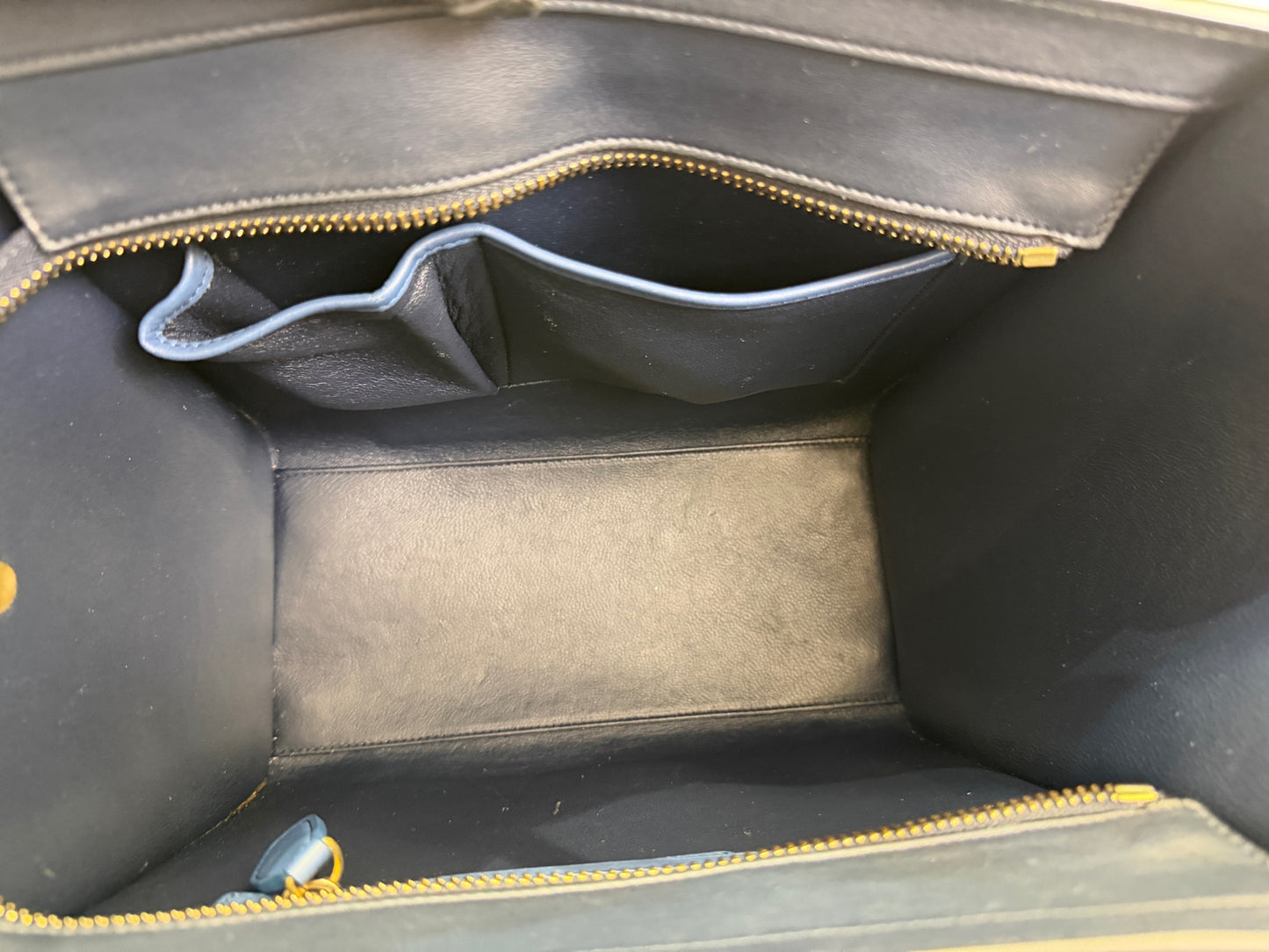 Celine - Luggage - Leather - Blue - (medium)