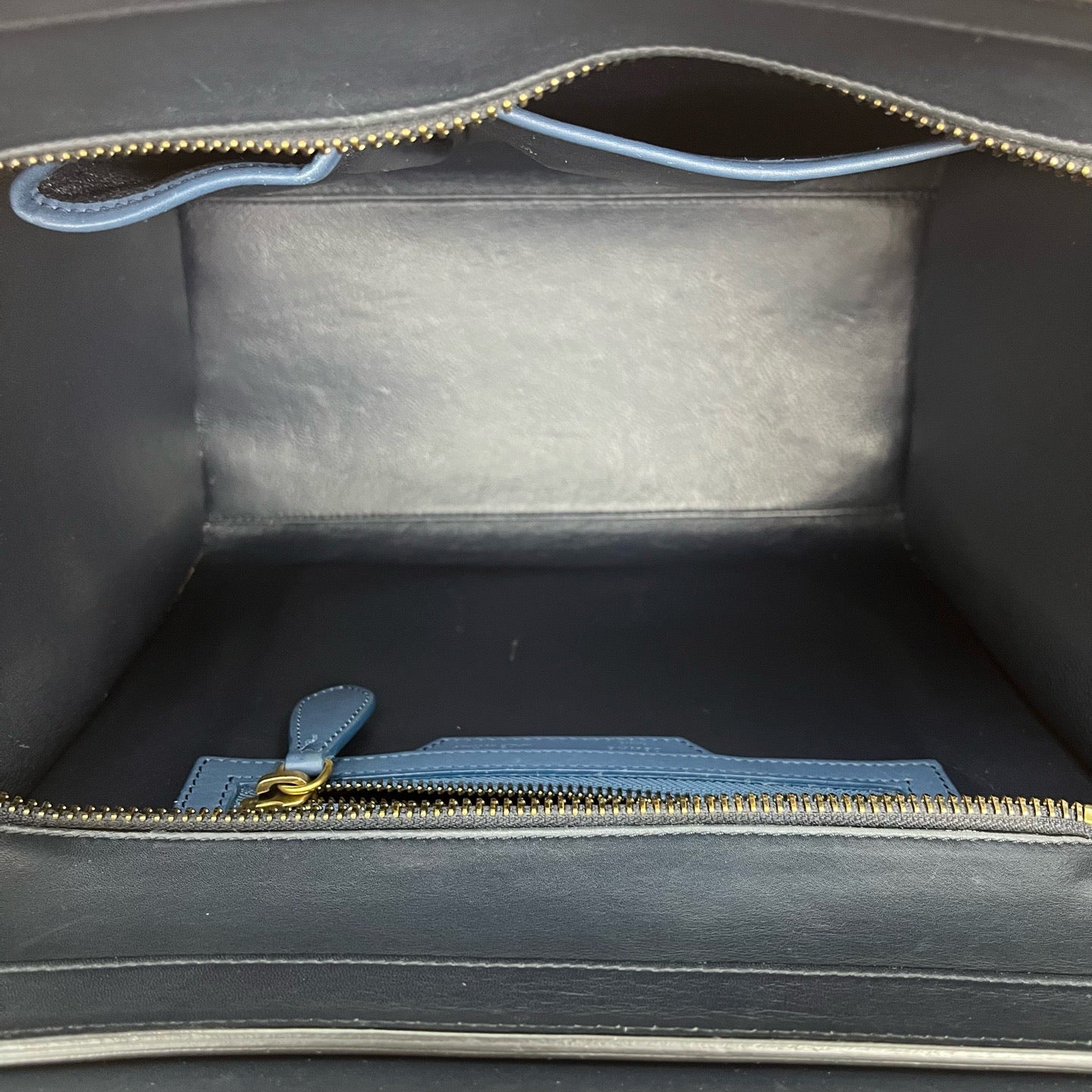 Celine - Luggage - Leather - Blue - (medium)