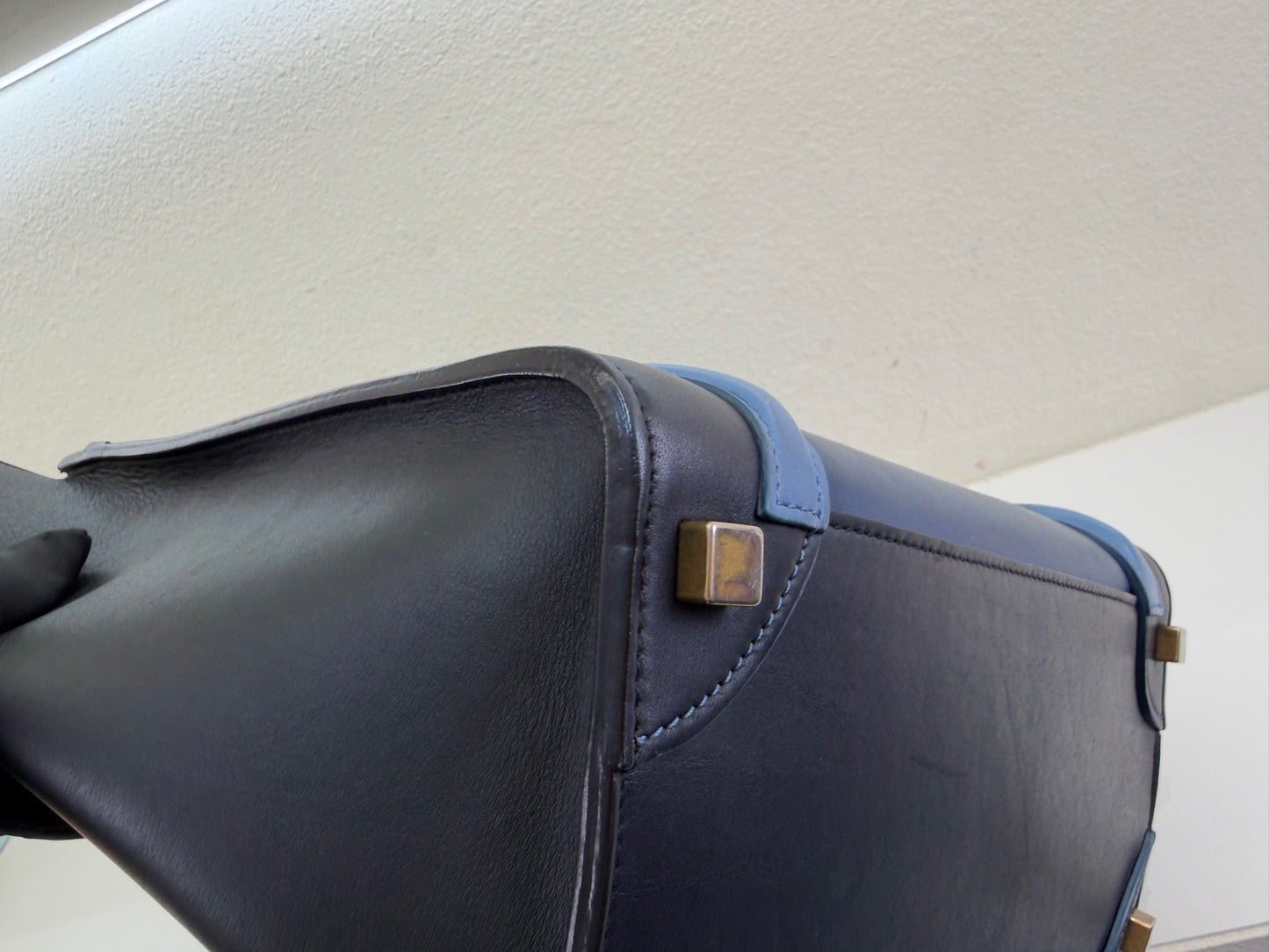 Celine - Luggage - Leather - Blue - (medium)