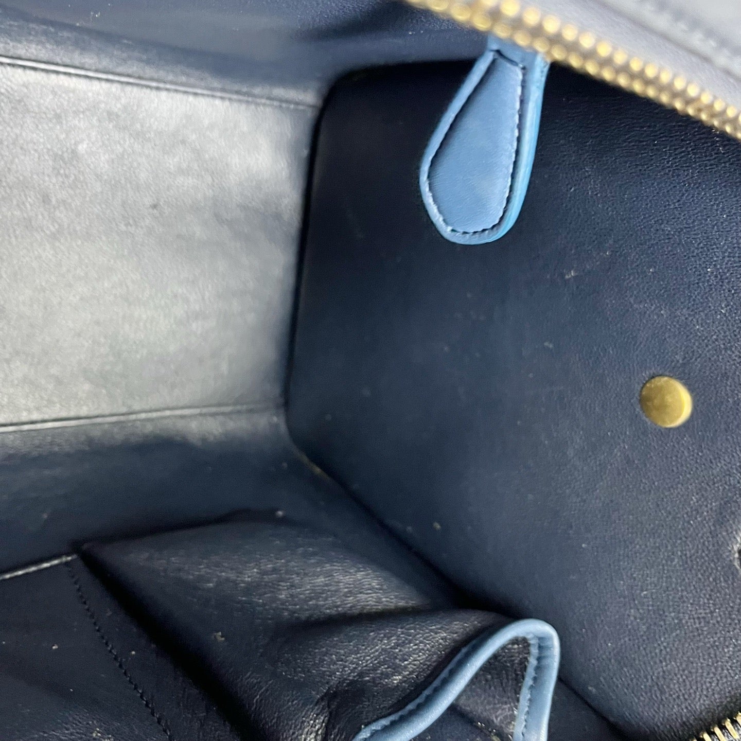 Celine - Luggage - Leather - Blue - (medium)