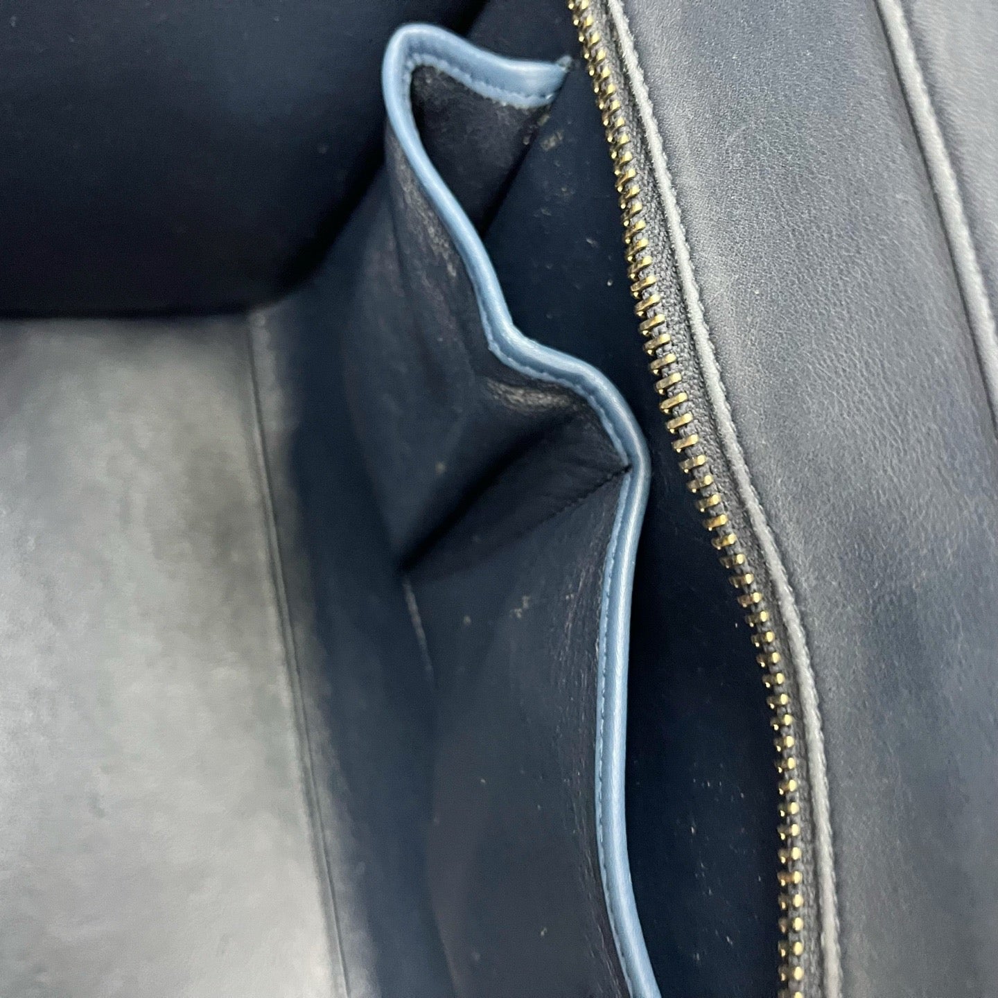 Celine - Luggage - Leather - Blue - (medium)