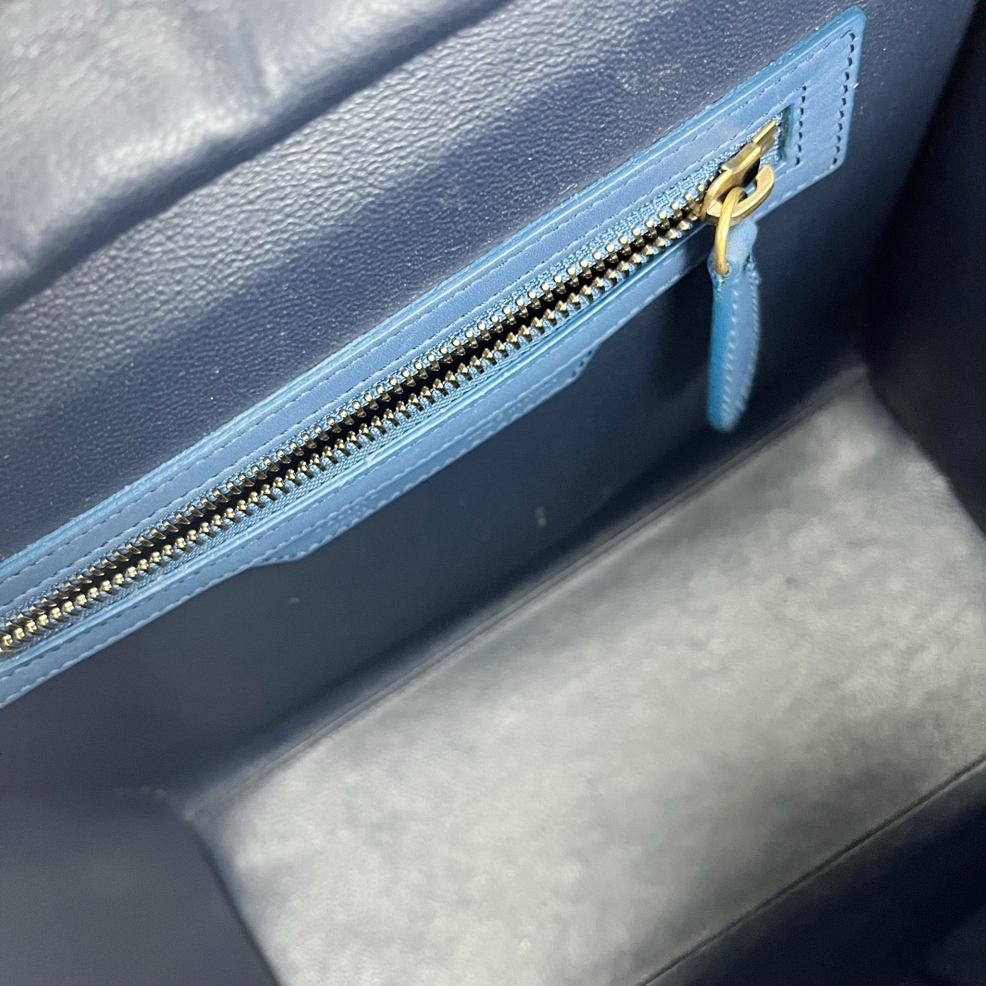 Celine - Luggage - Leather - Blue - (medium)