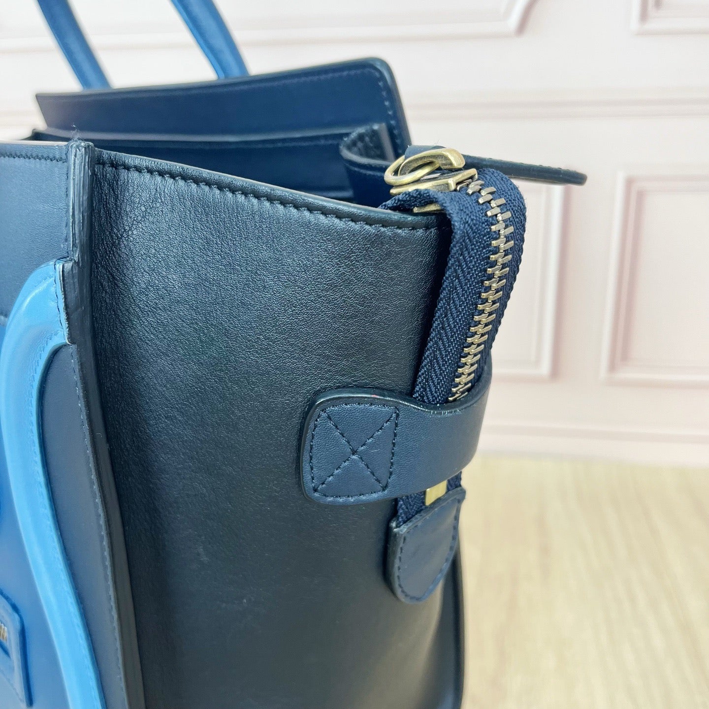 Celine - Luggage - Leather - Blue - (medium)